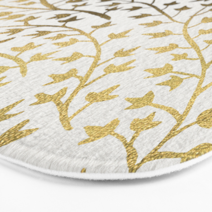 Gold Ivy Bath Mat Gallery Image 3