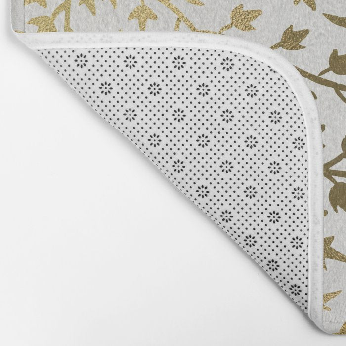 Gold Ivy Bath Mat Gallery Image 2