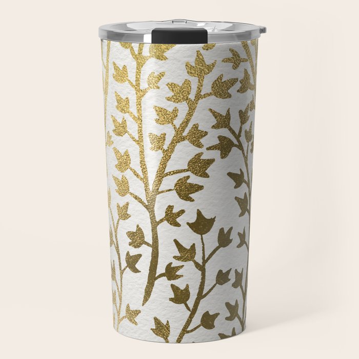 Gold Ivy Travel Mug Gallery Image 1