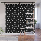 White Dots Wall Mural Gallery Image 1