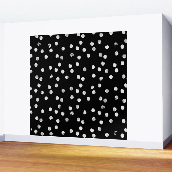 White Dots Wall Mural Gallery Image 2