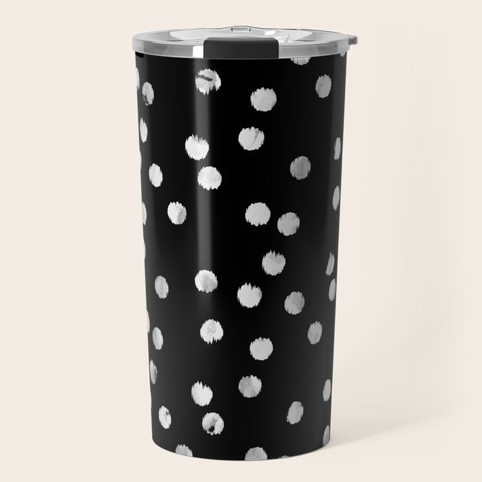 White Dots Travel Mug Gallery Image 1