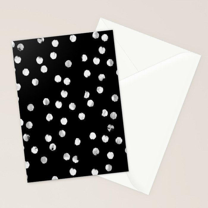 White Dots Stationery Card Gallery Image 2