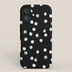 White Dots iPhone Case Gallery Image 1