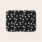 White Dots Bath Mat Gallery Image 1