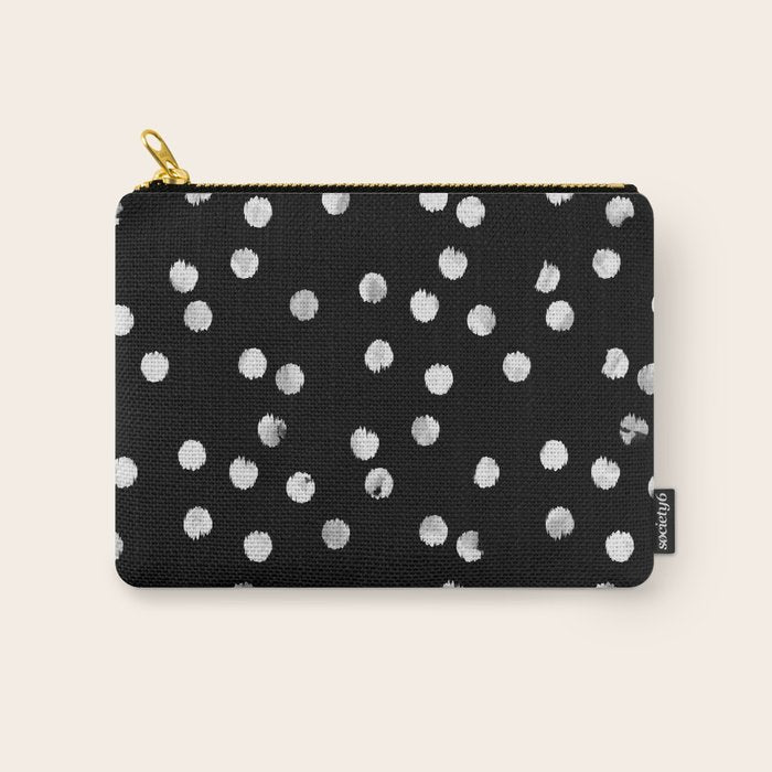 White Dots Carry All Pouch Gallery Image 1