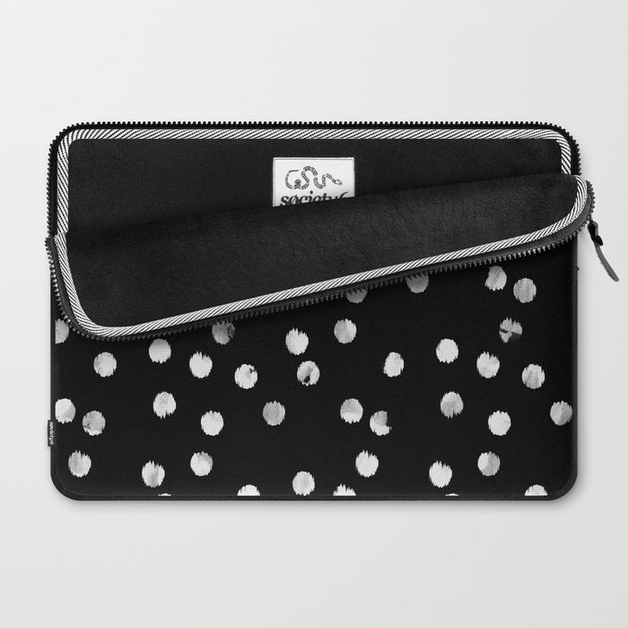White Dots Laptop Sleeve Gallery Image 2