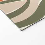 abstract flower retro flow art print  Welcome Mat Gallery Image 2
