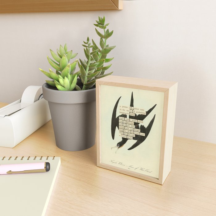 Bird Divinations: Frigate Pelican (about: almanacofbirds.org) Mini Art Print Gallery Image 2