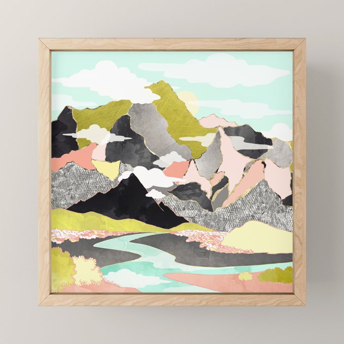 Summer River Mini Art Print Gallery Image 1