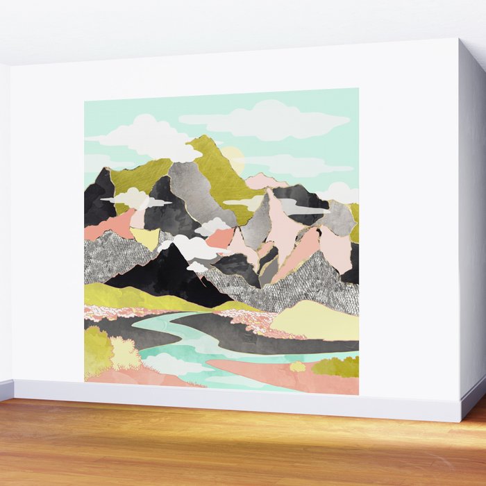 Summer River Wall Mural Gallery Image 2