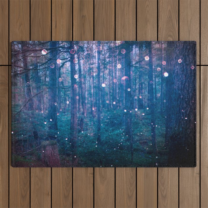 Fairy Lights Outdoor Rug Gallery Image 1