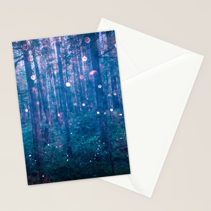 Fairy Lights Stationery Card Gallery Image 2