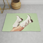 These Boots - Green Rug Gallery Image 1
