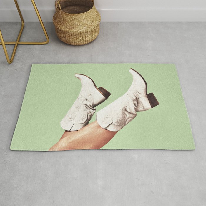 These Boots - Green Rug Gallery Image 1