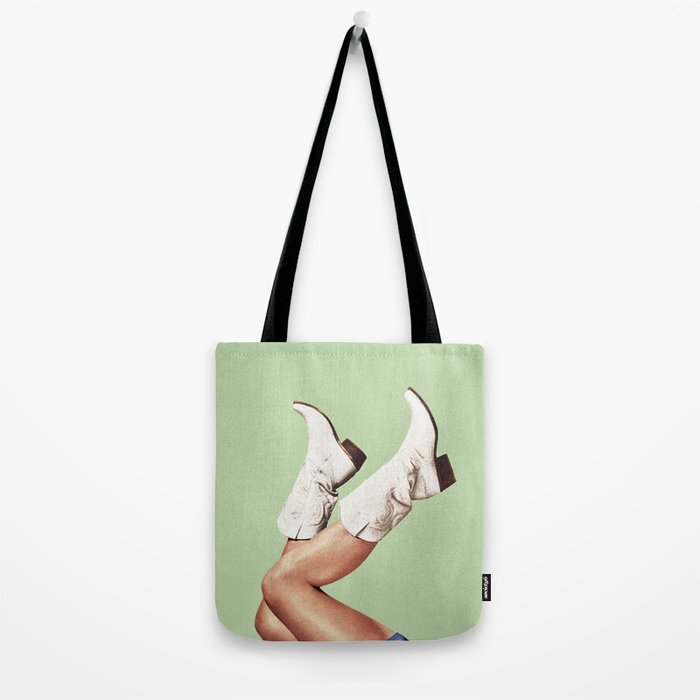 These Boots - Green Tote Bag Gallery Image 2