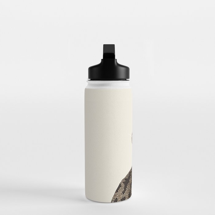 Indian desert cat off white Water Bottle Gallery Image 3