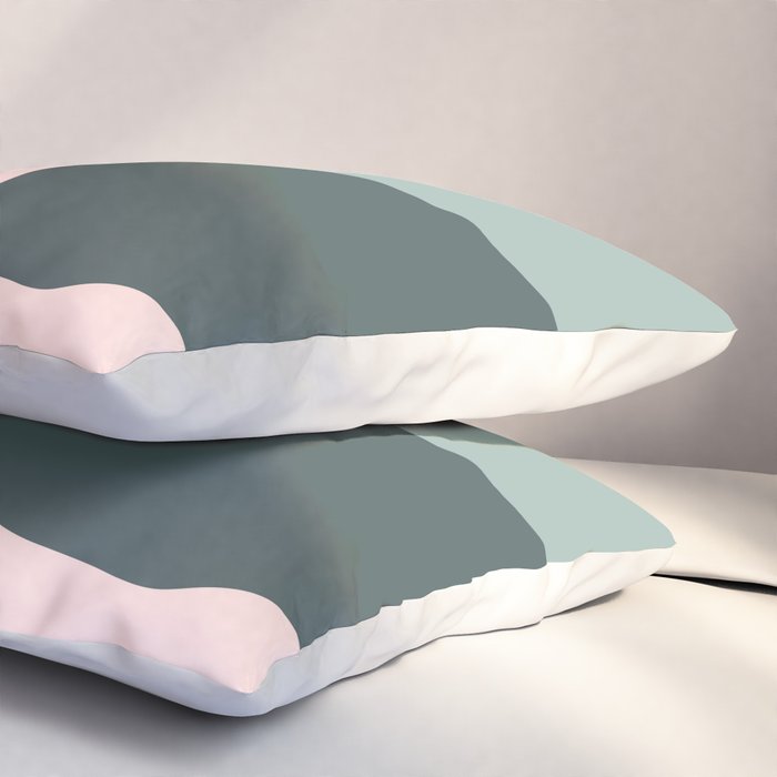 Minimal Landscape #9 - Modern Art Print Pillow Sham Gallery Image 3
