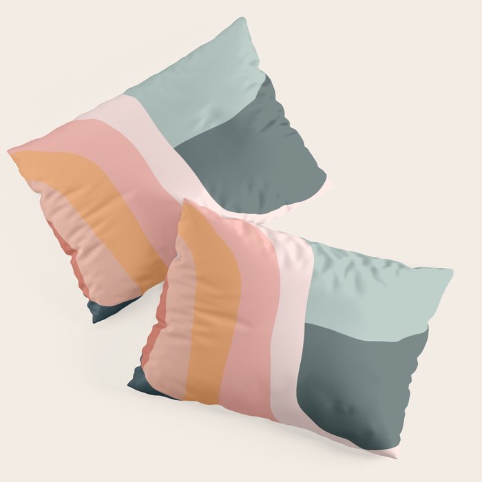 Minimal Landscape #9 - Modern Art Print Pillow Sham Gallery Image 3