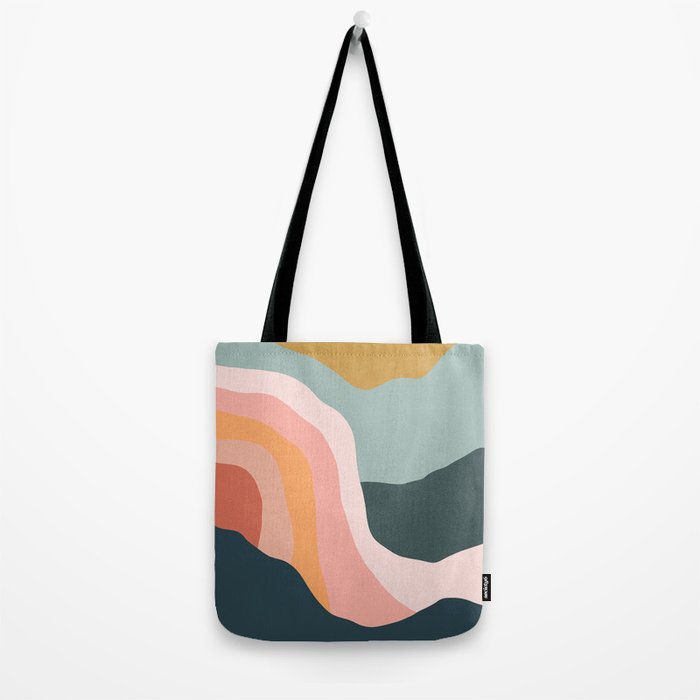 Minimal Landscape #9 - Modern Art Print Tote Bag Gallery Image 2