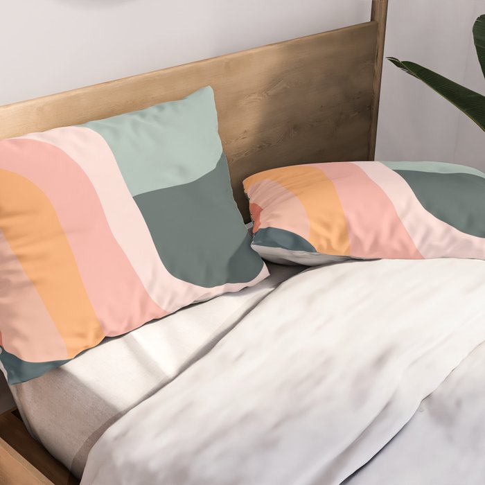 Minimal Landscape #9 - Modern Art Print Pillow Sham Gallery Image 2