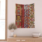 Hotamis Konya Central Anatolian Kilim Print ca. 1800 Wall Tapestry Gallery Image 2