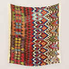 Hotamis Konya Central Anatolian Kilim Print ca. 1800 Wall Tapestry Gallery Image 4