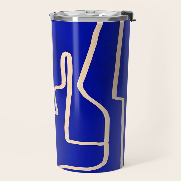 Abstract line art 149 Travel Mug Gallery Image 2