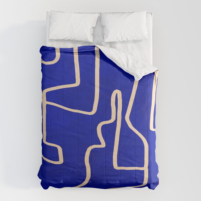Abstract line art 149 Comforter Gallery Image 1