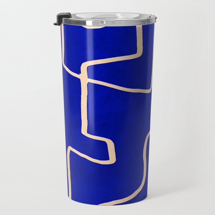 Abstract line art 149 Travel Mug Gallery Image 3