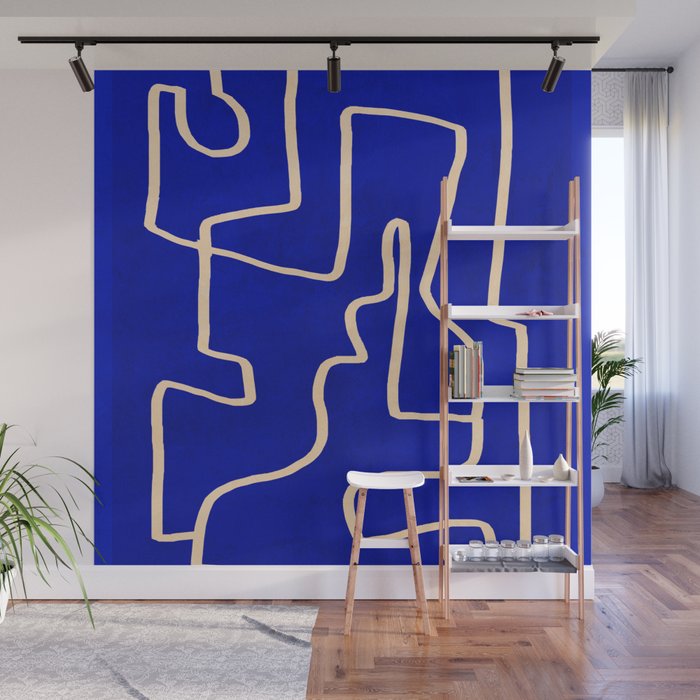 Abstract line art 149 Wall Mural Gallery Image 1