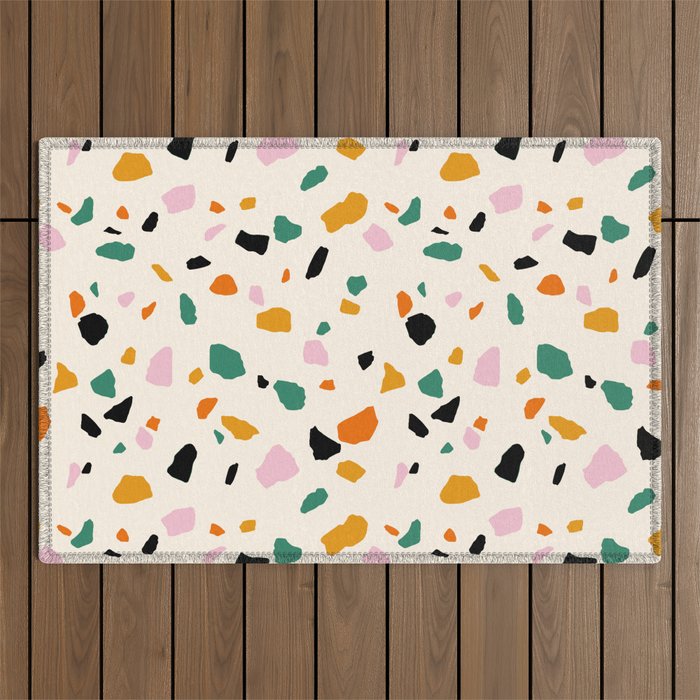 Harvest Terrazzo (Cream) Outdoor Rug Gallery Image 1