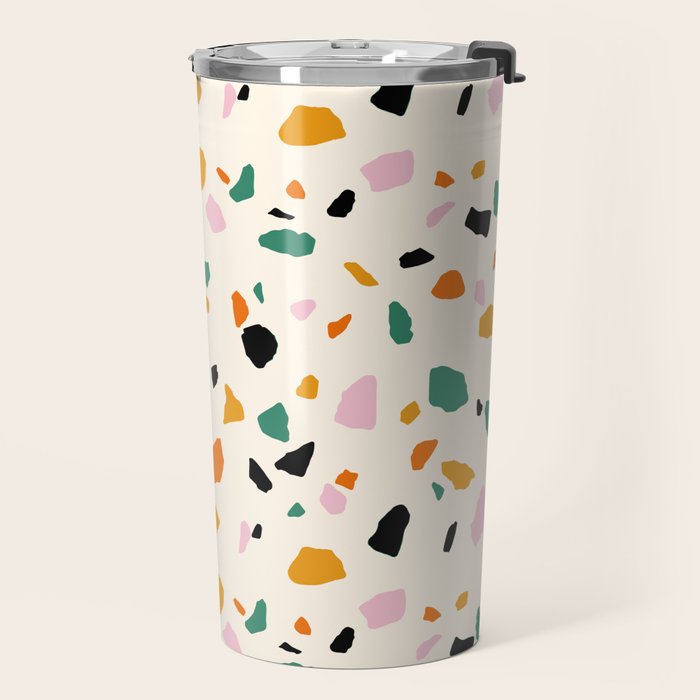 Harvest Terrazzo (Cream) Travel Mug Gallery Image 2