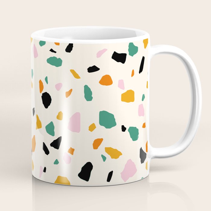 Harvest Terrazzo (Cream) Coffee Mug Gallery Image 1