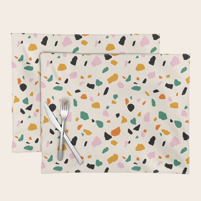 Harvest Terrazzo (Cream) Placemat Gallery Image 1