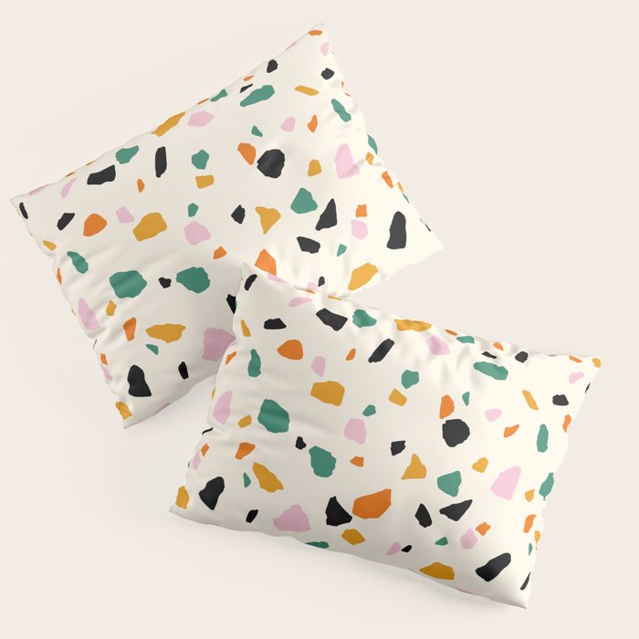 Harvest Terrazzo (Cream) Pillow Sham Gallery Image 1