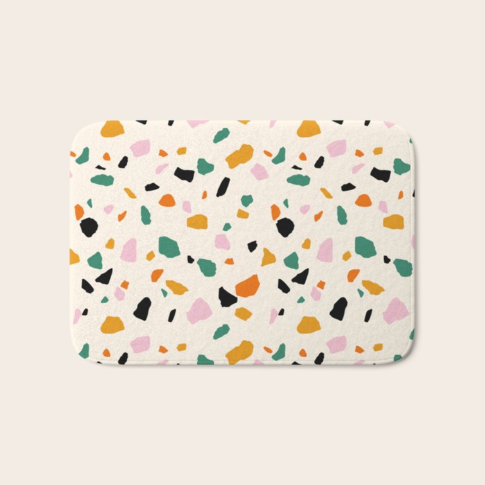 Harvest Terrazzo (Cream) Bath Mat Gallery Image 1