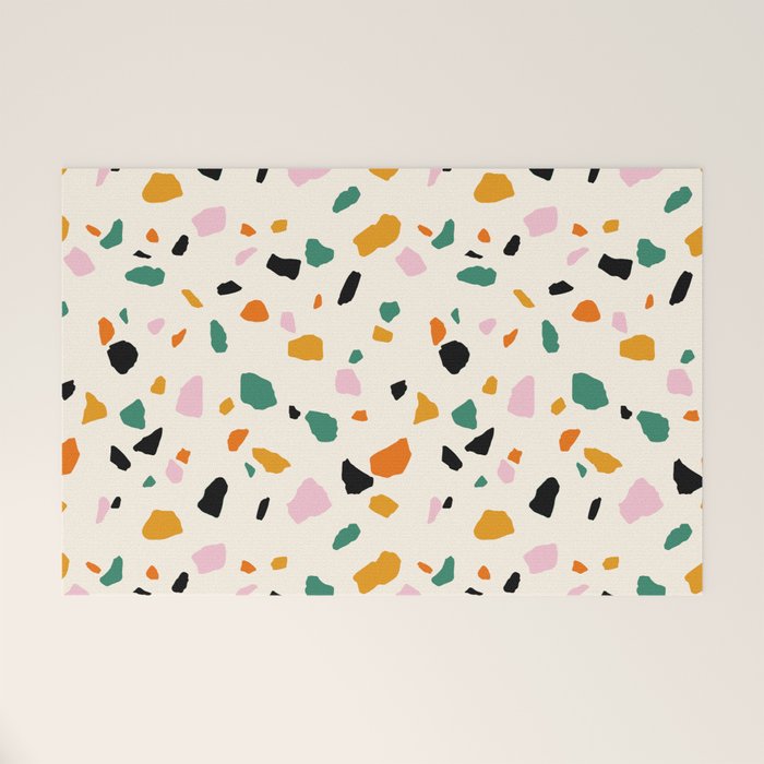 Harvest Terrazzo (Cream) Welcome Mat Gallery Image 1