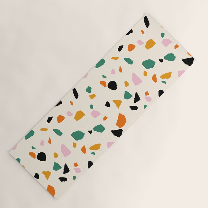 Harvest Terrazzo (Cream) Yoga Mat Gallery Image 1