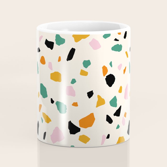 Harvest Terrazzo (Cream) Coffee Mug Gallery Image 4