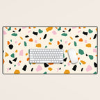 Harvest Terrazzo (Cream) Desk Mat Gallery Image 1