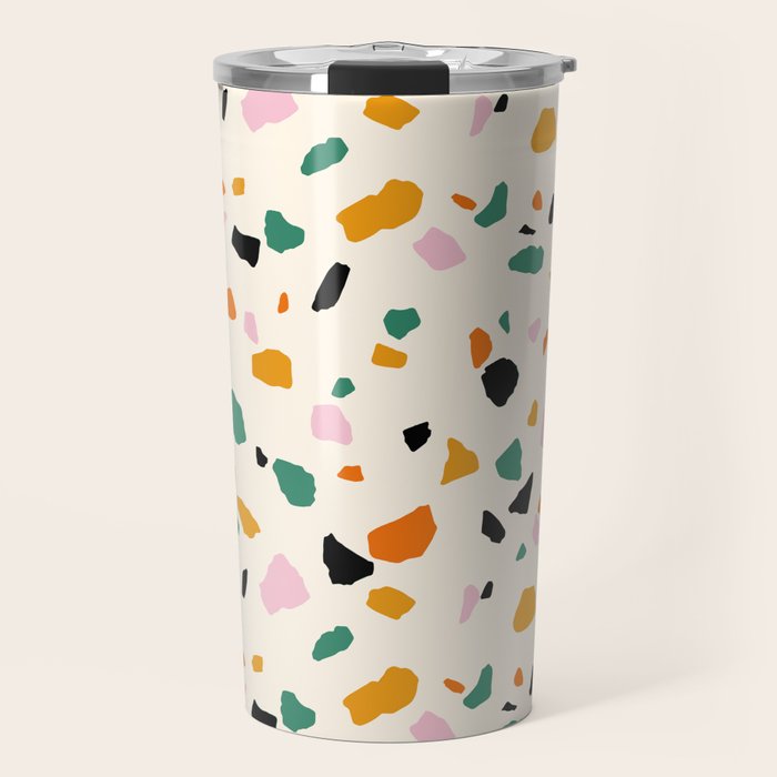 Harvest Terrazzo (Cream) Travel Mug Gallery Image 1