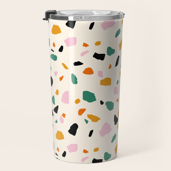 Harvest Terrazzo (Cream) Travel Mug Gallery Image 3