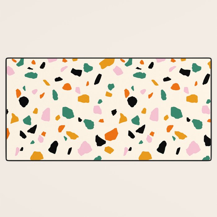 Harvest Terrazzo (Cream) Desk Mat Gallery Image 3