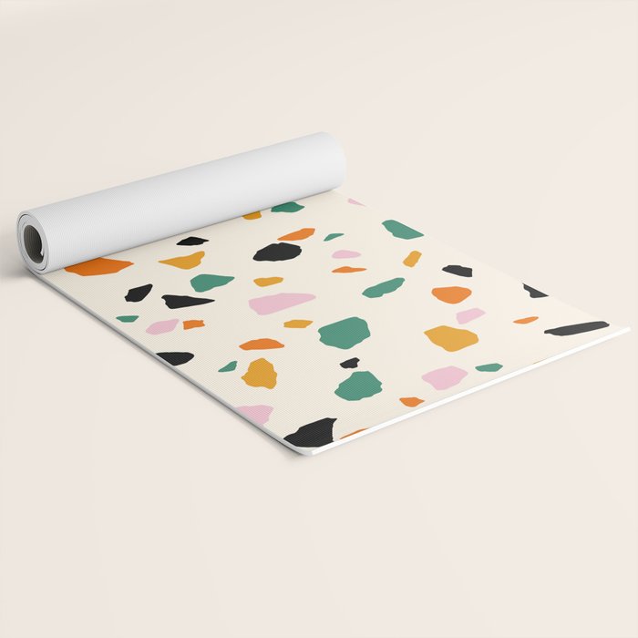 Harvest Terrazzo (Cream) Yoga Mat Gallery Image 2