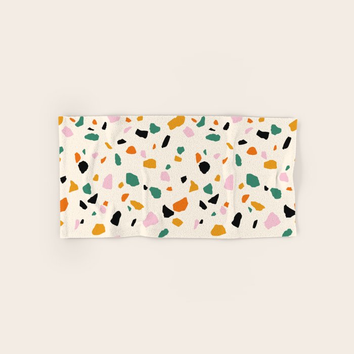 Harvest Terrazzo (Cream) Bath Towel Gallery Image 1