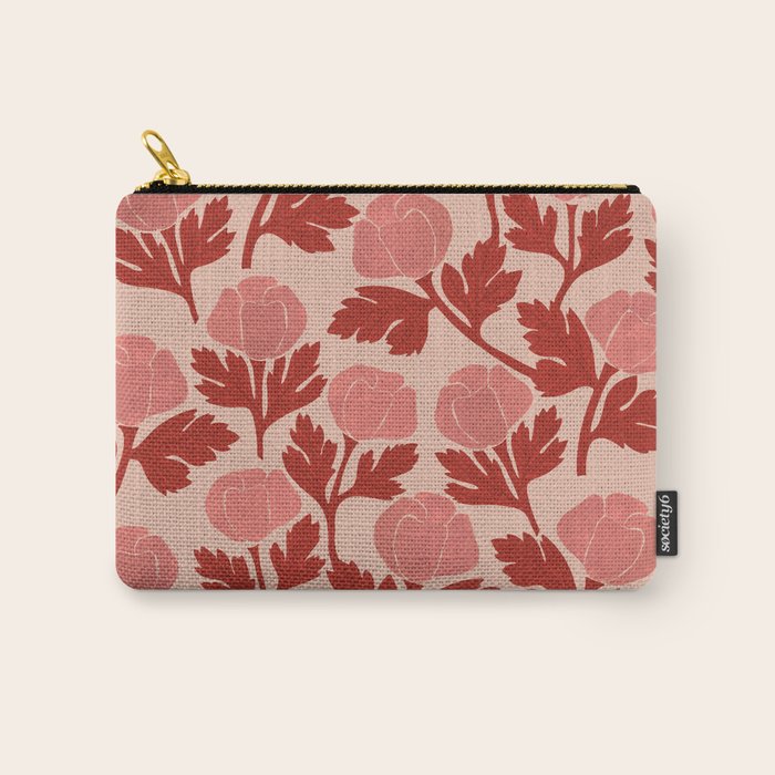 Vase and roses Carry All Pouch Gallery Image 1