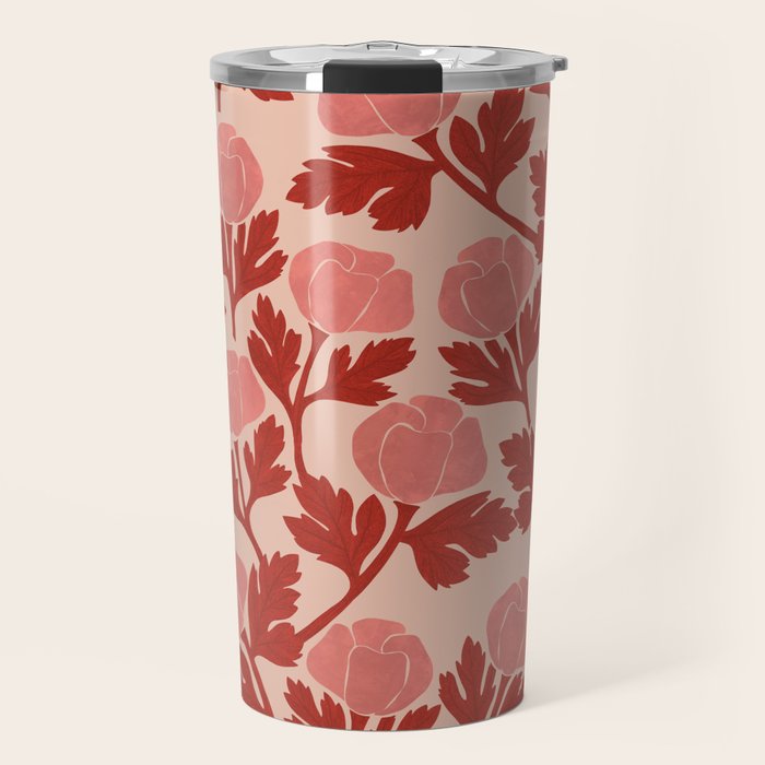 Vase and roses Travel Mug Gallery Image 1