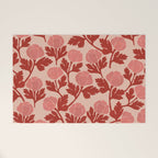 Vase and roses Welcome Mat Gallery Image 1