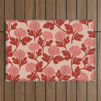 Vase and roses Outdoor Rug Gallery Image 1